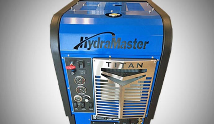 Truck mounted carpet cleaning equipment