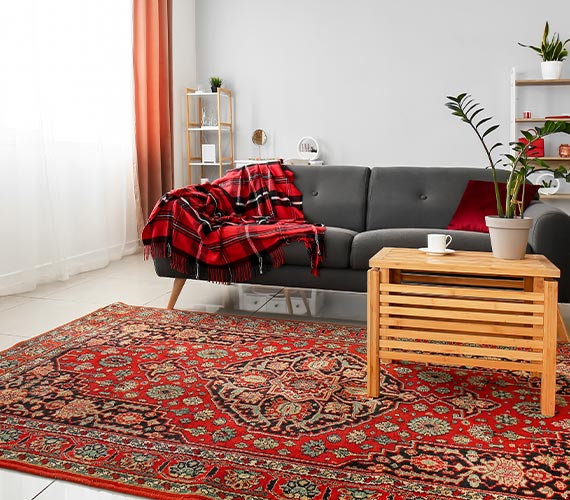 Clean area rug