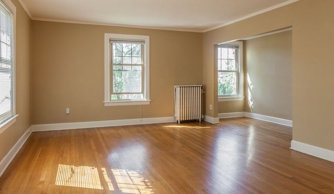 Clean wooden floor