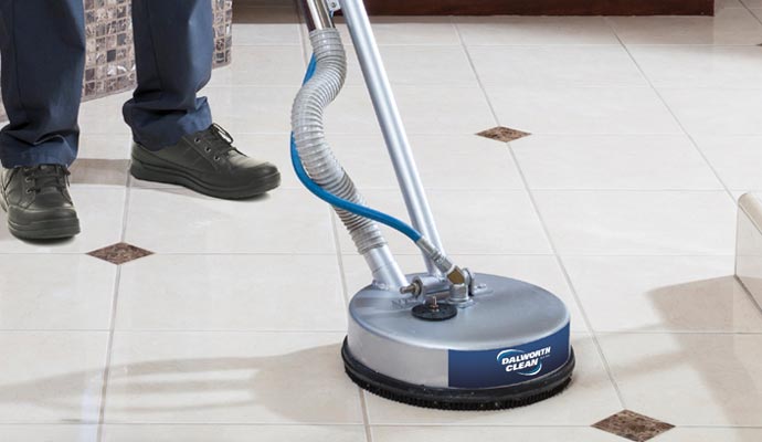 Tile grout cleaning