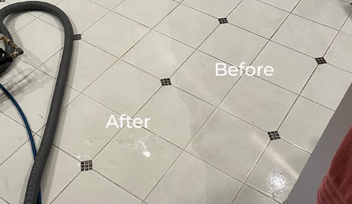Professional grout colorizing service
